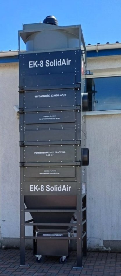 EK-8 SolidAir podciśnieniowy filtr przemysłowy – zdjęcie 5