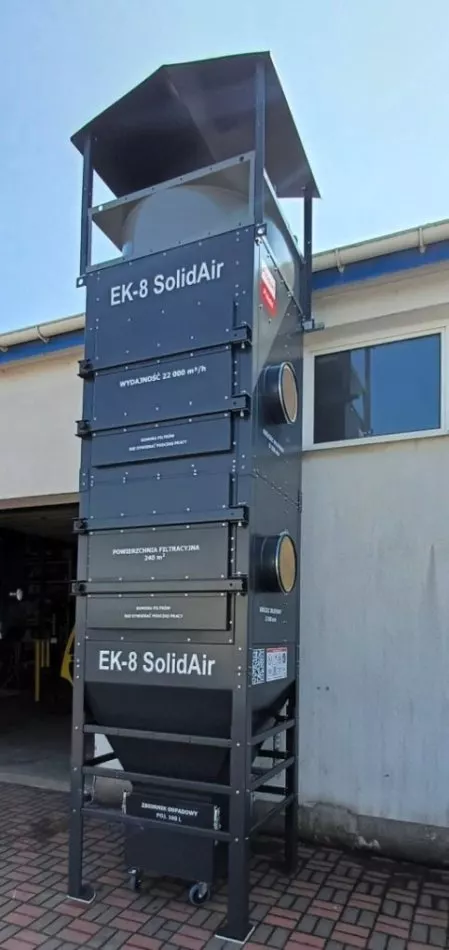 EK-8 SolidAir podciśnieniowy filtr przemysłowy – zdjęcie 7