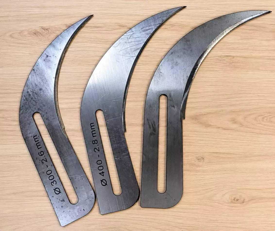Klin do pilarki formatowej, do tarcz fi 350mm – zdjęcie 2
