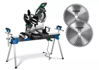 Ukośnica KGZ 305 E I + stół UWT 3200 Holzstar – zdjęcie 1