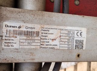 Paletyzer na dwie palety Durwen DPK30C podwójny paletyzer, widły do palet – zdjęcie 5