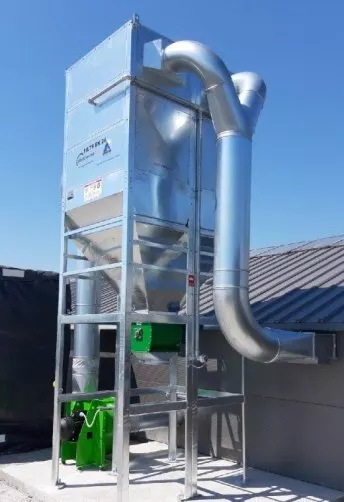 Filtr EK-24/Odciąg trocin o wydajności 13 000m³/h worek big-bag teraz 10% taniej