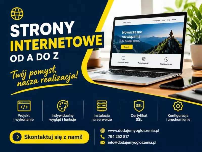 Strony www Cała Polska Strona WWW według Twojego pomysłu – zdjęcie główne
